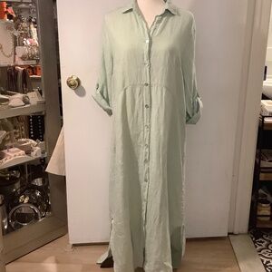 Puro Lino Maxi Linen Dress